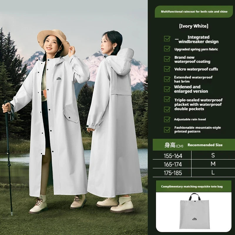 Chubasquero Engrosado para Adultos | Poncho Impermeable para Diversión al Aire Libre