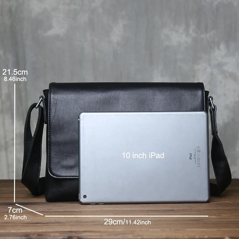 Men's Leather Crossbody Bag | Stylish Multifunctional Shoulder Bag