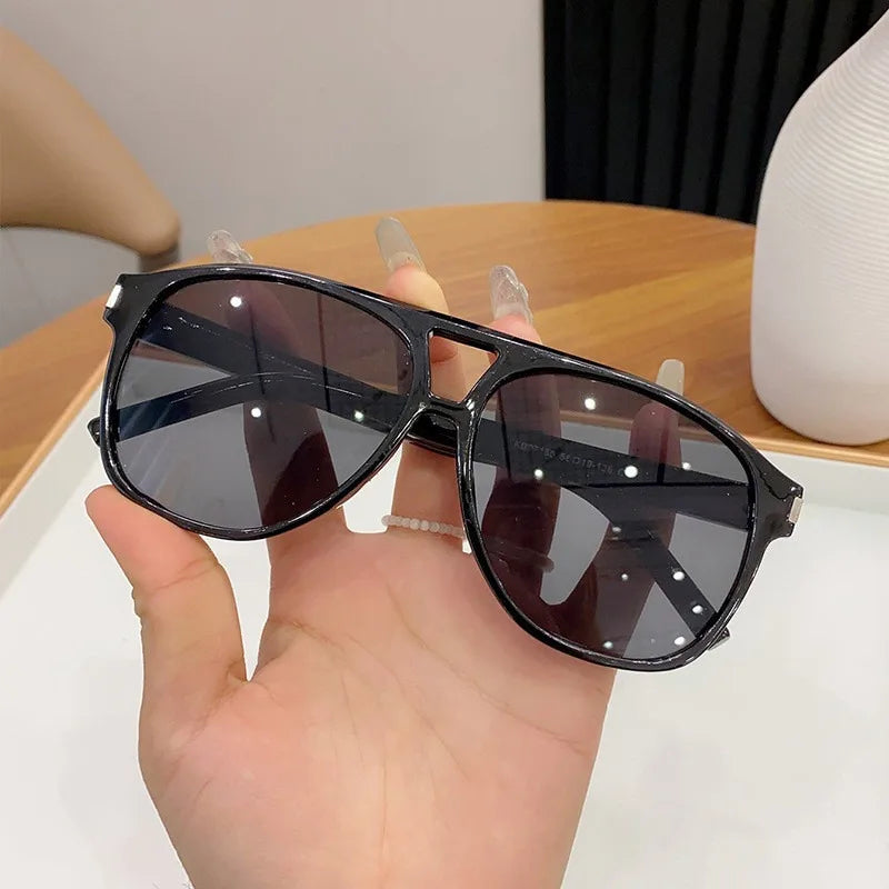Luxury Big Frame Pilot Sunglasses | Trendy UV400 Shades
