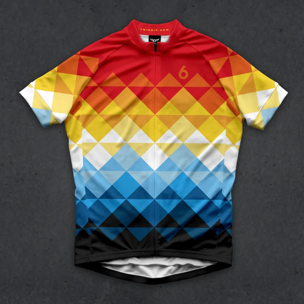 Men's Cycling Jersey | Quick Dry Summer MTB Top with Sun Protection