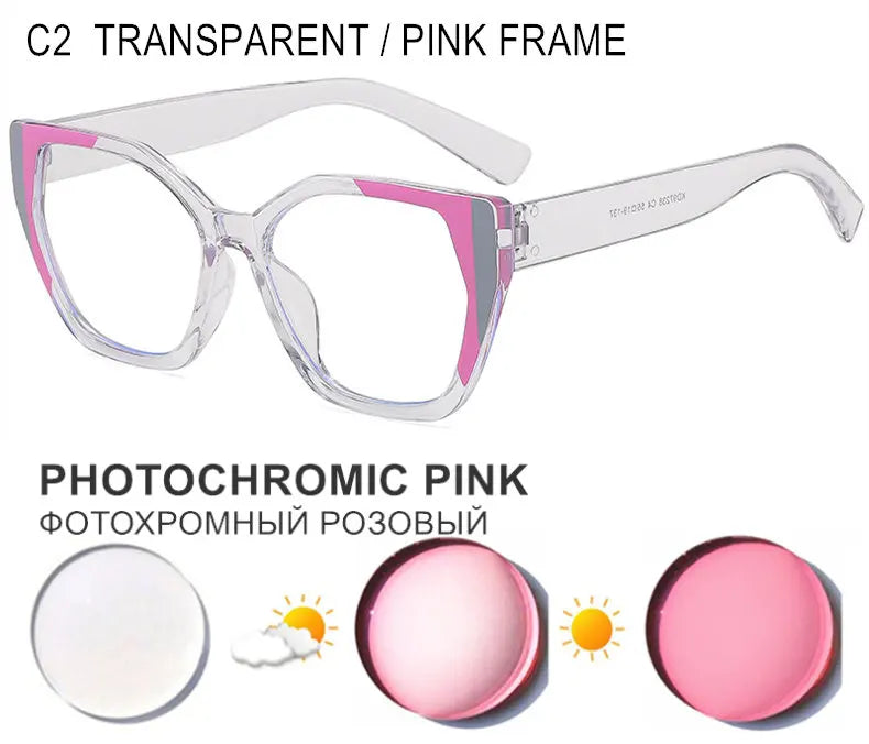 Stylish Myopia Prescription Glasses | Blue Light & Photochromic Lenses