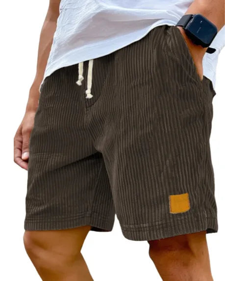 Men's Retro Corduroy Casual Shorts | Stylish Summer Essential
