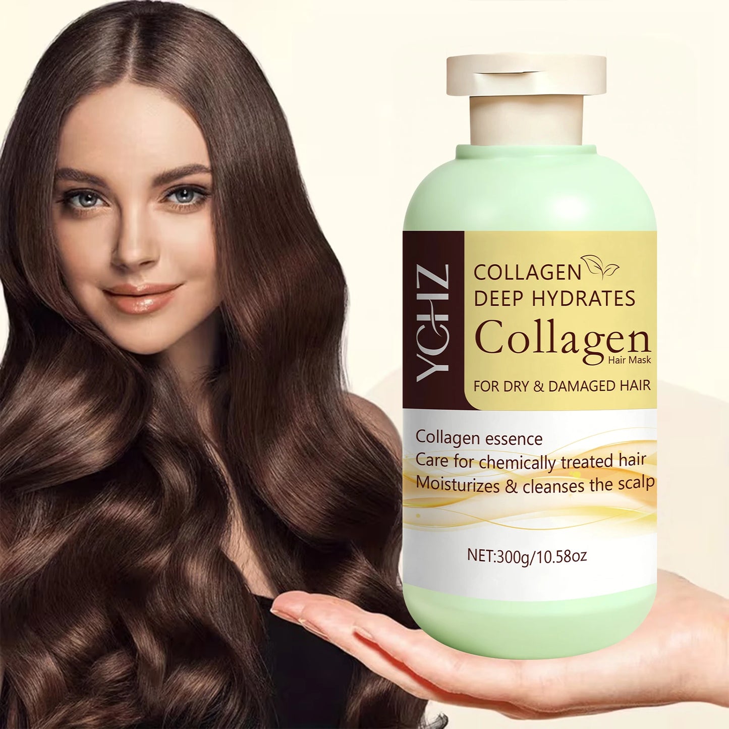 Collagen Hair Mask 300g | Nourishing Plant-Based Hair Care