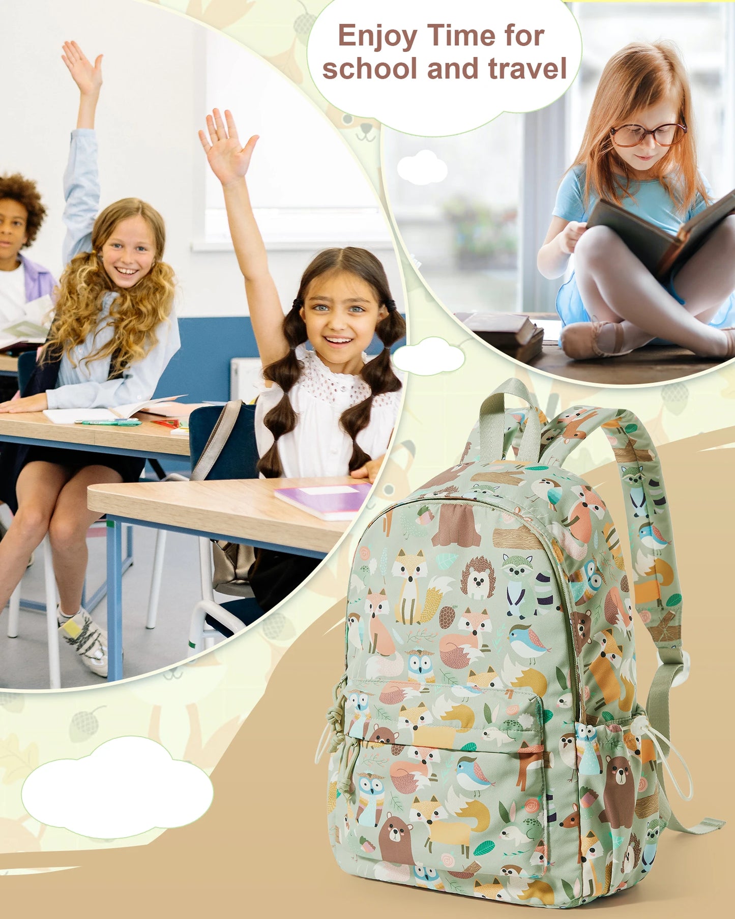 Lightweight Waterproof Backpack for Kids - Perfect Daycare Companion
