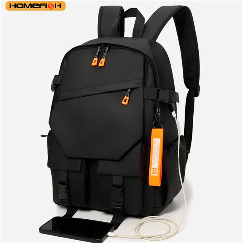 Mochila impermeable de lujo para hombre | Bolsa espaciosa para viajes y escuela