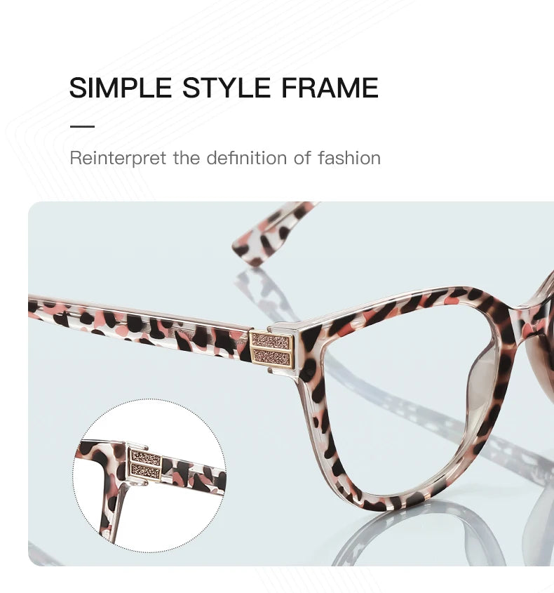 Large Frame Cat's Eye Butterfly Reading Glasses for Women | Stylish Design
