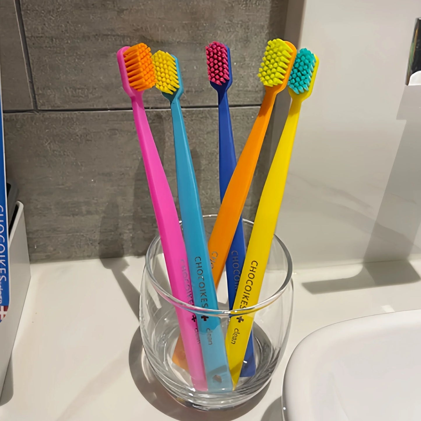 Chocolate Swiss Nylon Bristle Toothbrush Set | Travel Friendly Care