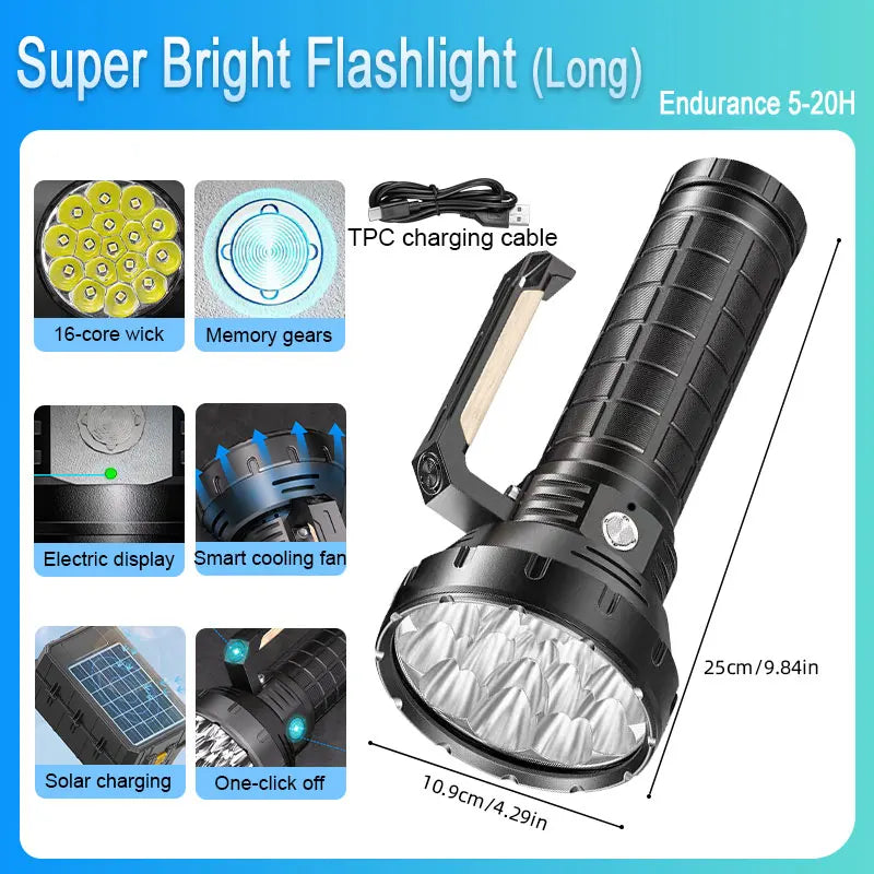 Ultra Bright Portable Lantern | Rechargeable Waterproof Flashlight