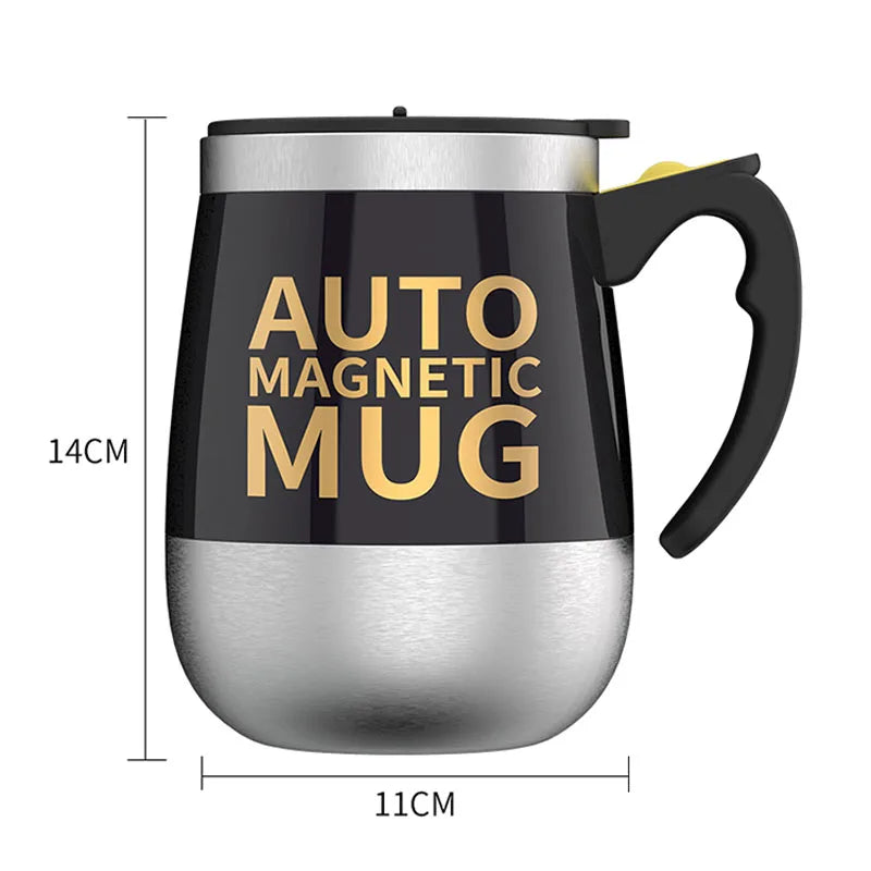 Taza eléctrica autoagitadora | Mezclador inteligente para café y leche