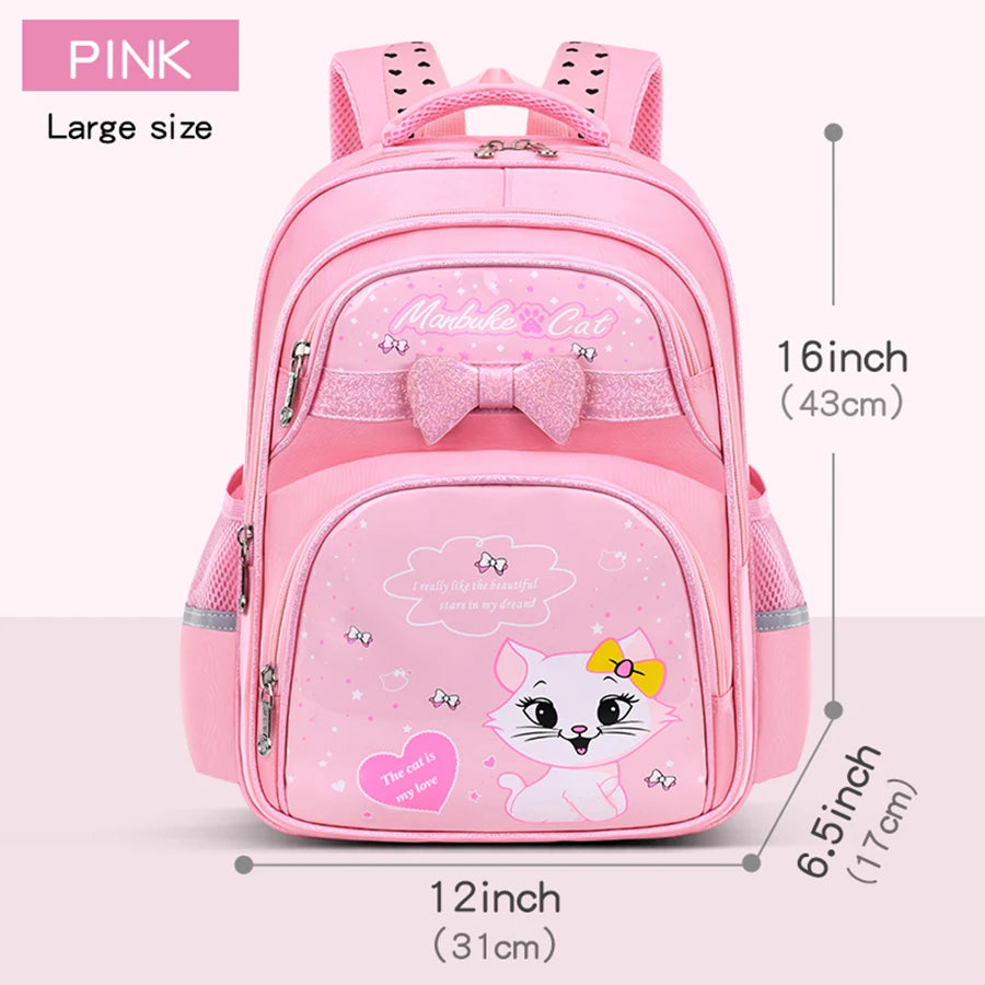 Cute Kitten Shoulder Bag | Adorable Backpack for School Girls