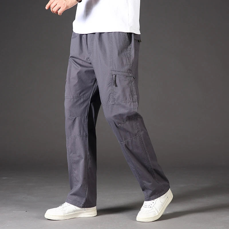 Men's Cotton Cargo Pants | Casual Sports Sweatpants for Every Day