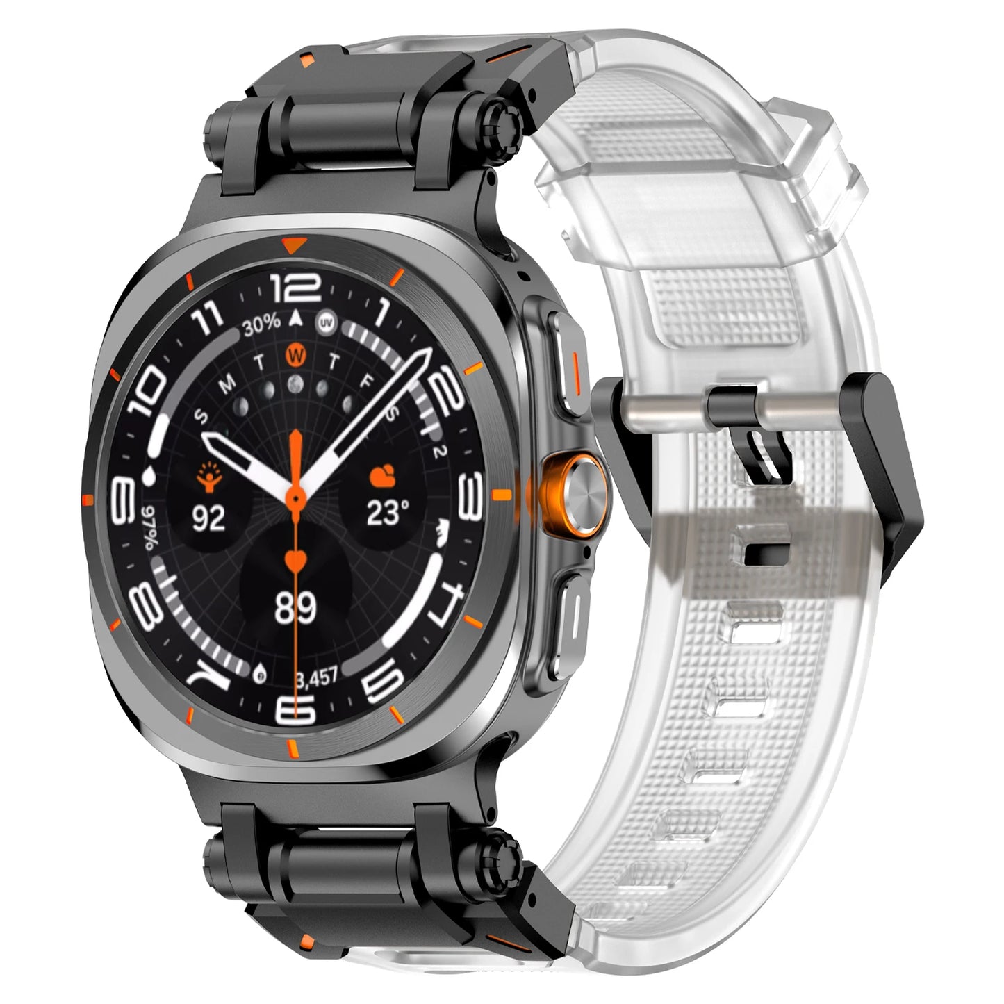 Luxury Rubber Strap for Galaxy Watches | Sporty & Comfortable Band