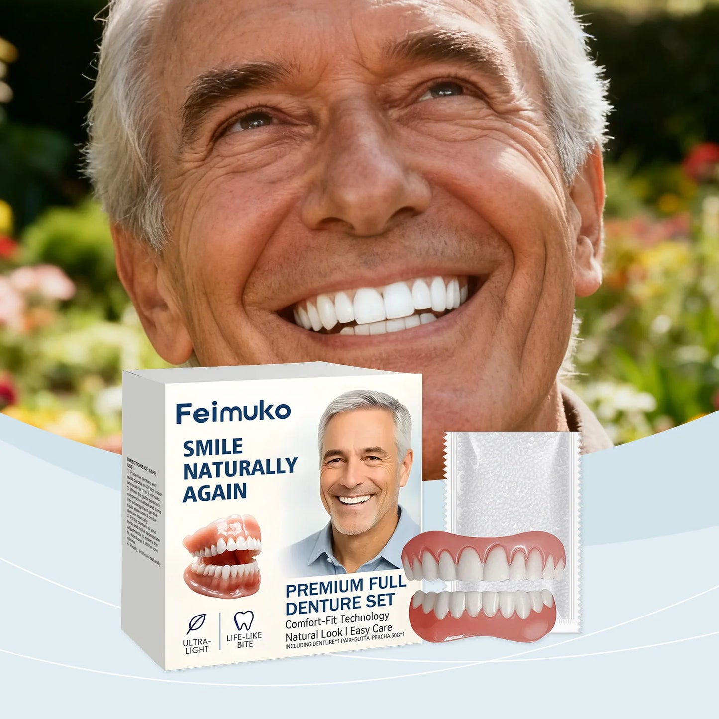 Senior-Focused Denture Care Kit | Comfort Fit & Easy Maintenance