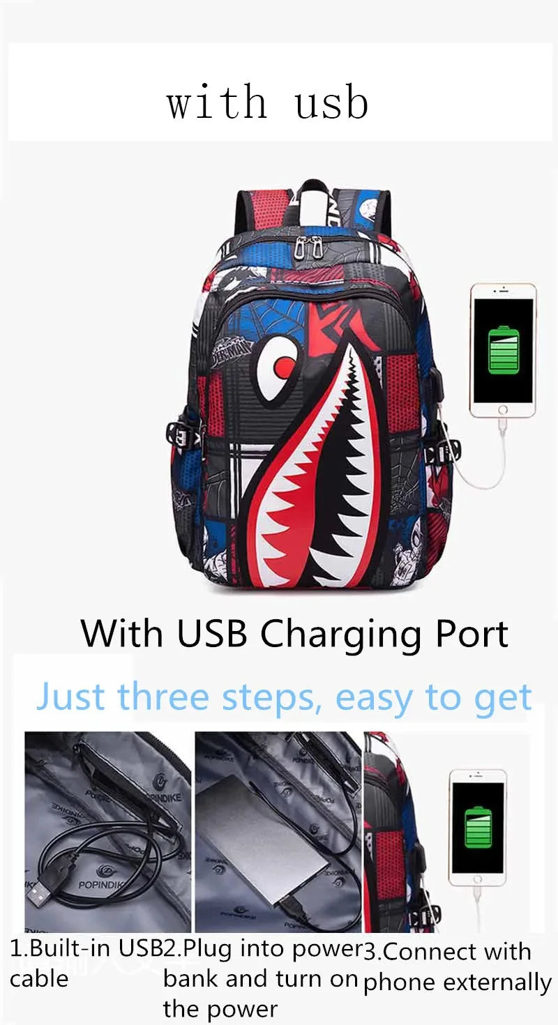 Anti-Theft Waterproof Backpack for Men & Women | Casual Travel Rucksack