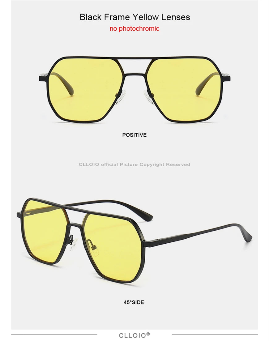 Fashionable Photochromic Polarized Sunglasses for Men & Women
