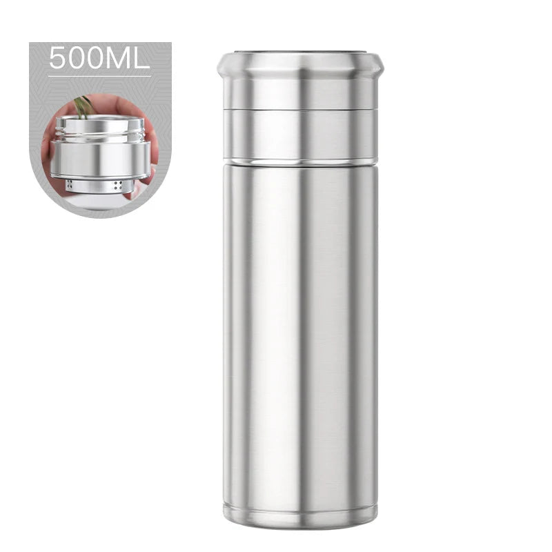 Stainless Steel Liner Tea Thermos Bottle | Insulated Tea Cup
