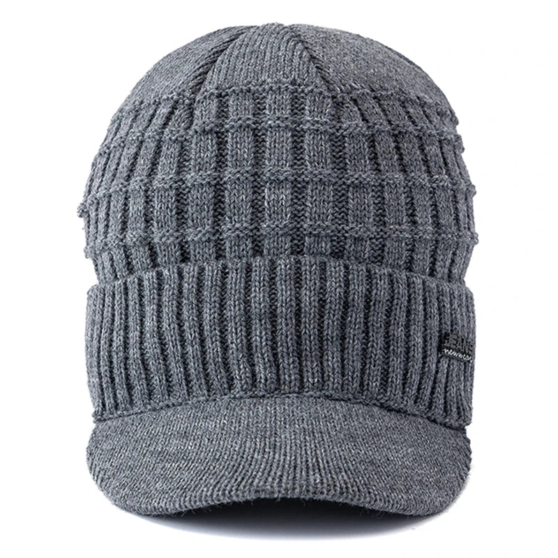 Unisex Plush Fleece Lined Beanie Hat | Warm Winter Cap for All