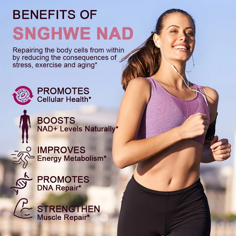 NAD+ Supplements for Energy & Anti-Aging Support