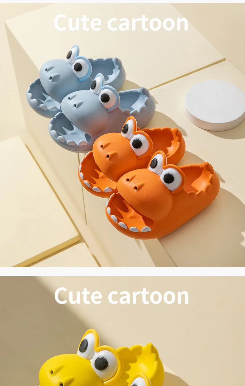 Dinosaur Kids' Slippers | Fun Non-Slip Indoor Sandals