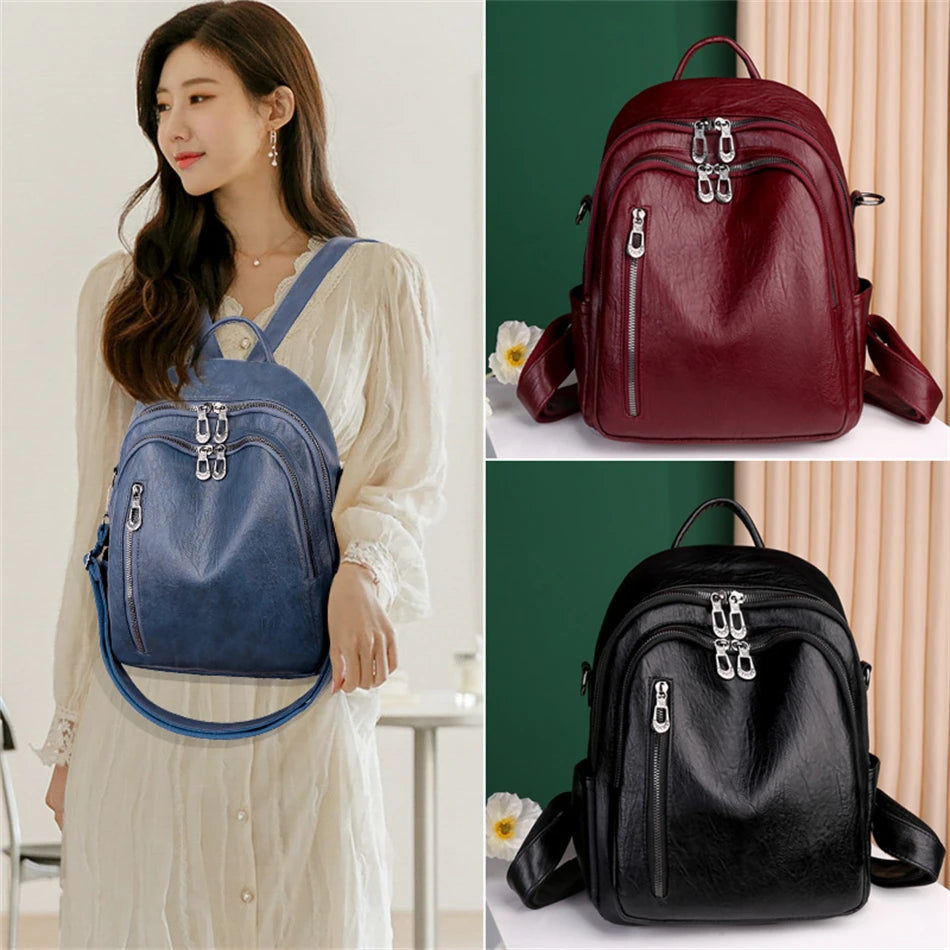 Fashion Large Capacity Women’s Shoulder Bags | Versatile Travel Backpacks