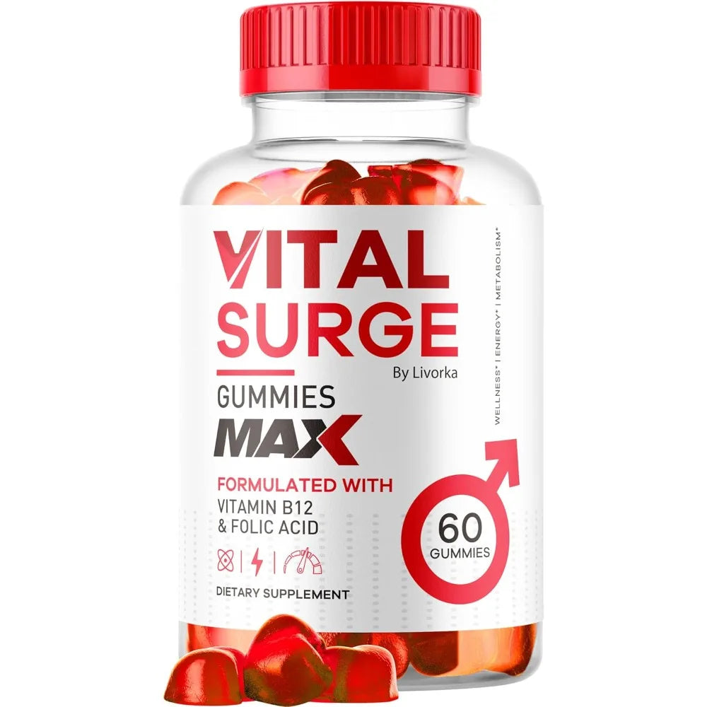 Maximum Strength Men's Vitality Gummies | 1050 MG Supplement
