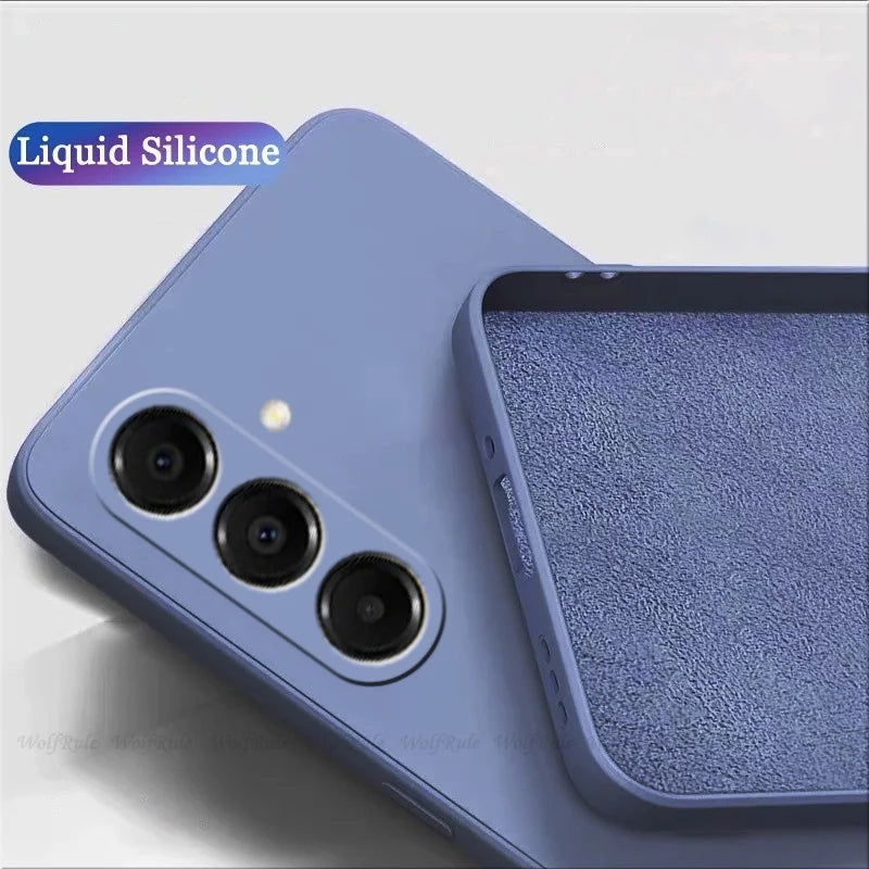 Shockproof Liquid Silicone Case for Samsung Galaxy A17 | Soft & Durable