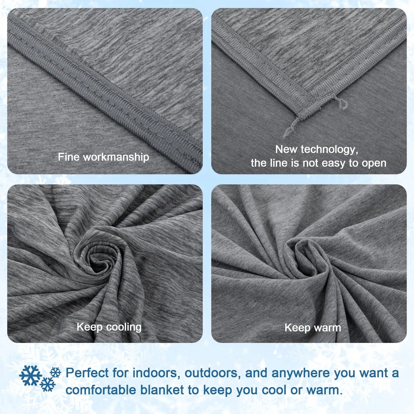 Lightweight Cooling Blanket | Breathable Summer Comforter