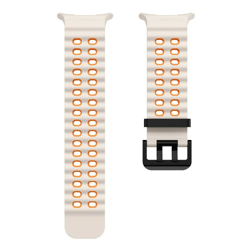 Silicone Sports Strap for Galaxy Watch | Breathable Marine Band