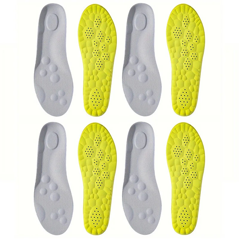 Plantillas deportivas de látex de alta elasticidad | Almohadillas transpirables con soporte de arco