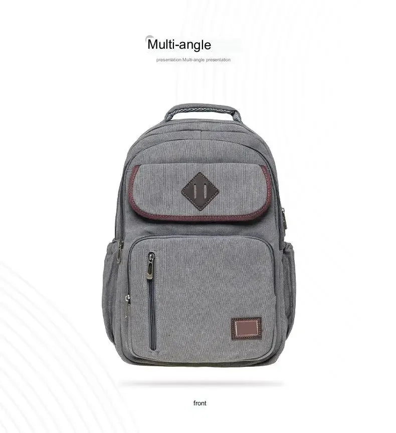 Vintage Canvas Backpack | Stylish Backpack for School & Travel