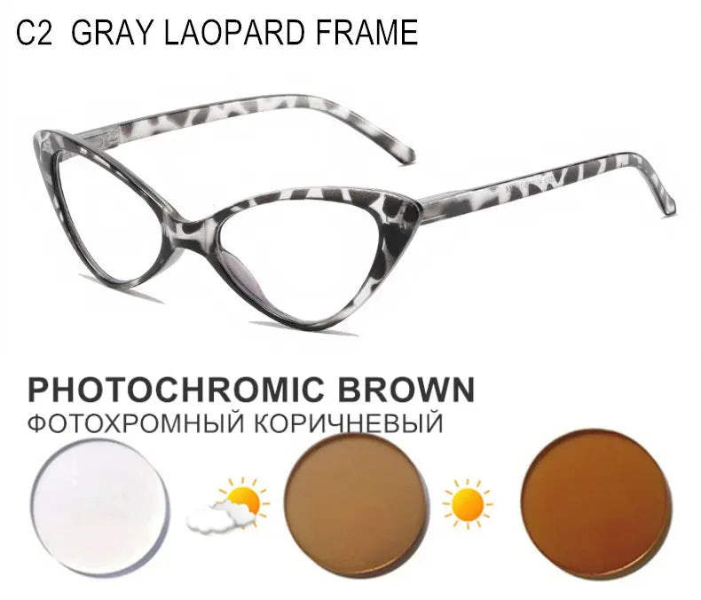 Custom Myopia Glasses with Blue Light Blocking & Photochromic Lenses