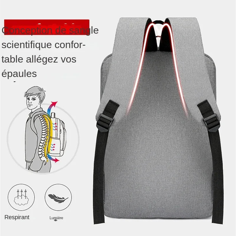 Waterproof Business Laptop Backpack | USB Charging & High Capacity