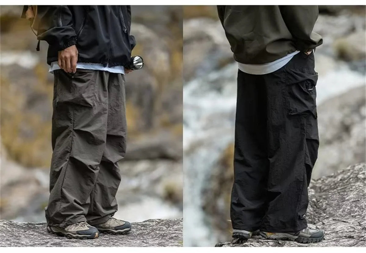 Men's Waterproof Hip Hop Cargo Pants | Stylish Casual Workwear