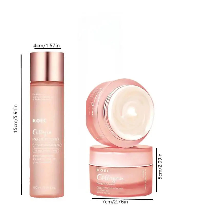 Revitalizing Collagen Toner & Moisturizing Cream Combo