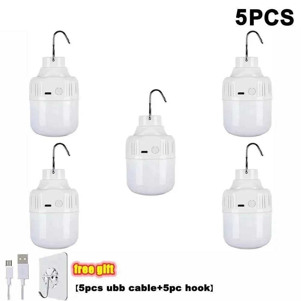 Linterna LED portátil para camping | Luz de emergencia recargable