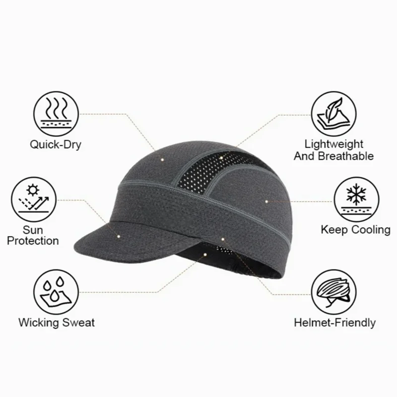 Breathable Quick Dry UV-Protection Running Hat for Active Sports