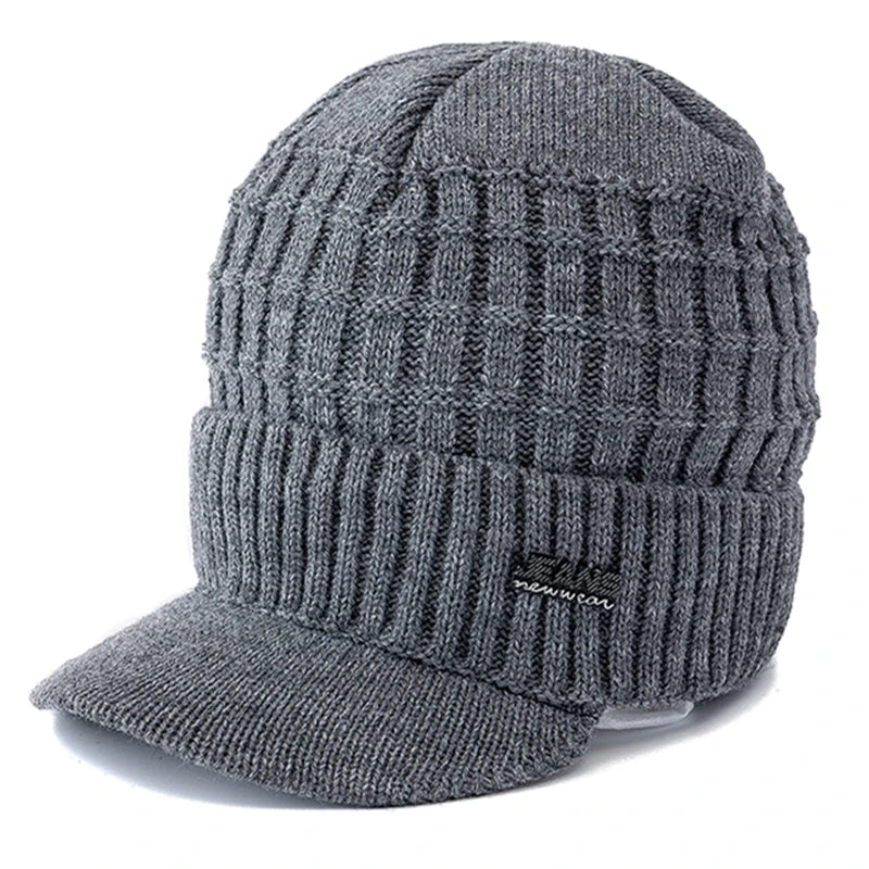 Unisex Plush Fleece Lined Beanie Hat | Warm Winter Cap for All