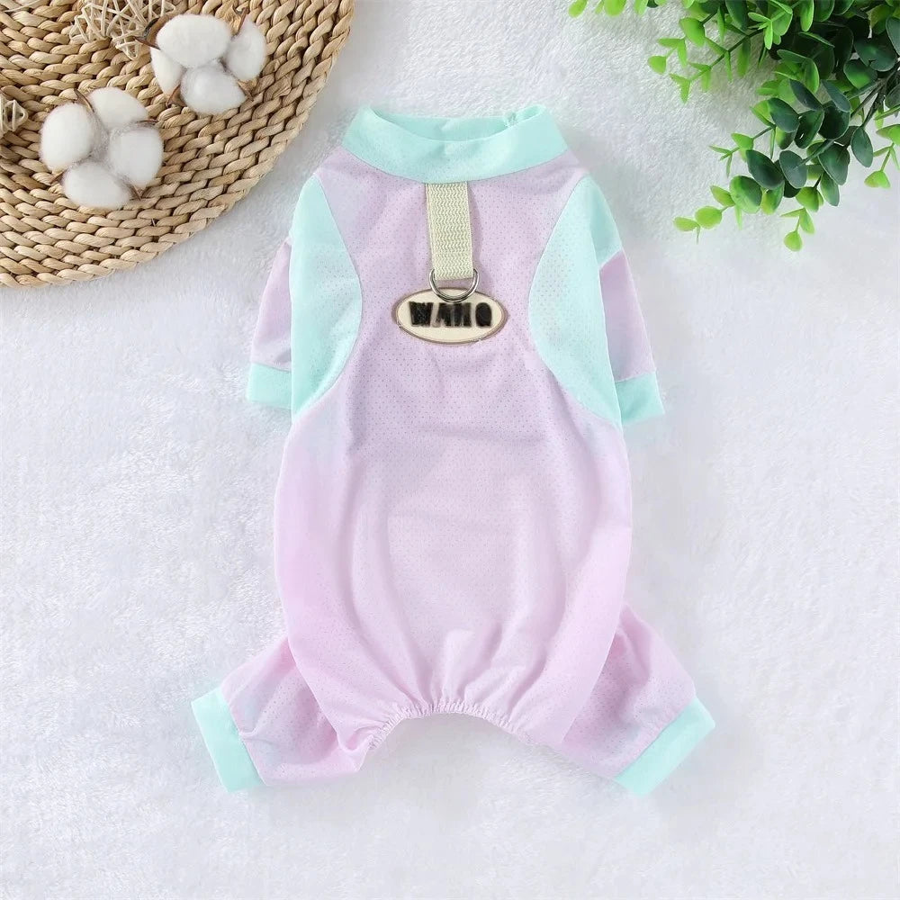 Summer Dog Cooling Jumpsuit | Breathable Quick-Drying Pet Vest
