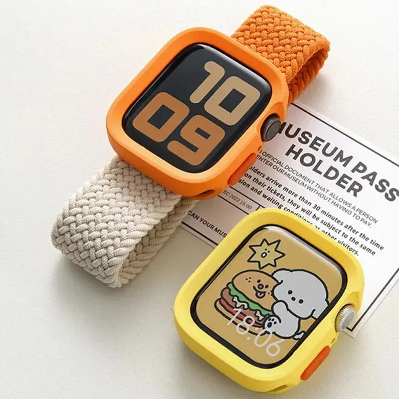 Shock-Absorbing Soft Silicone Case for Apple Watch | Daily Protection