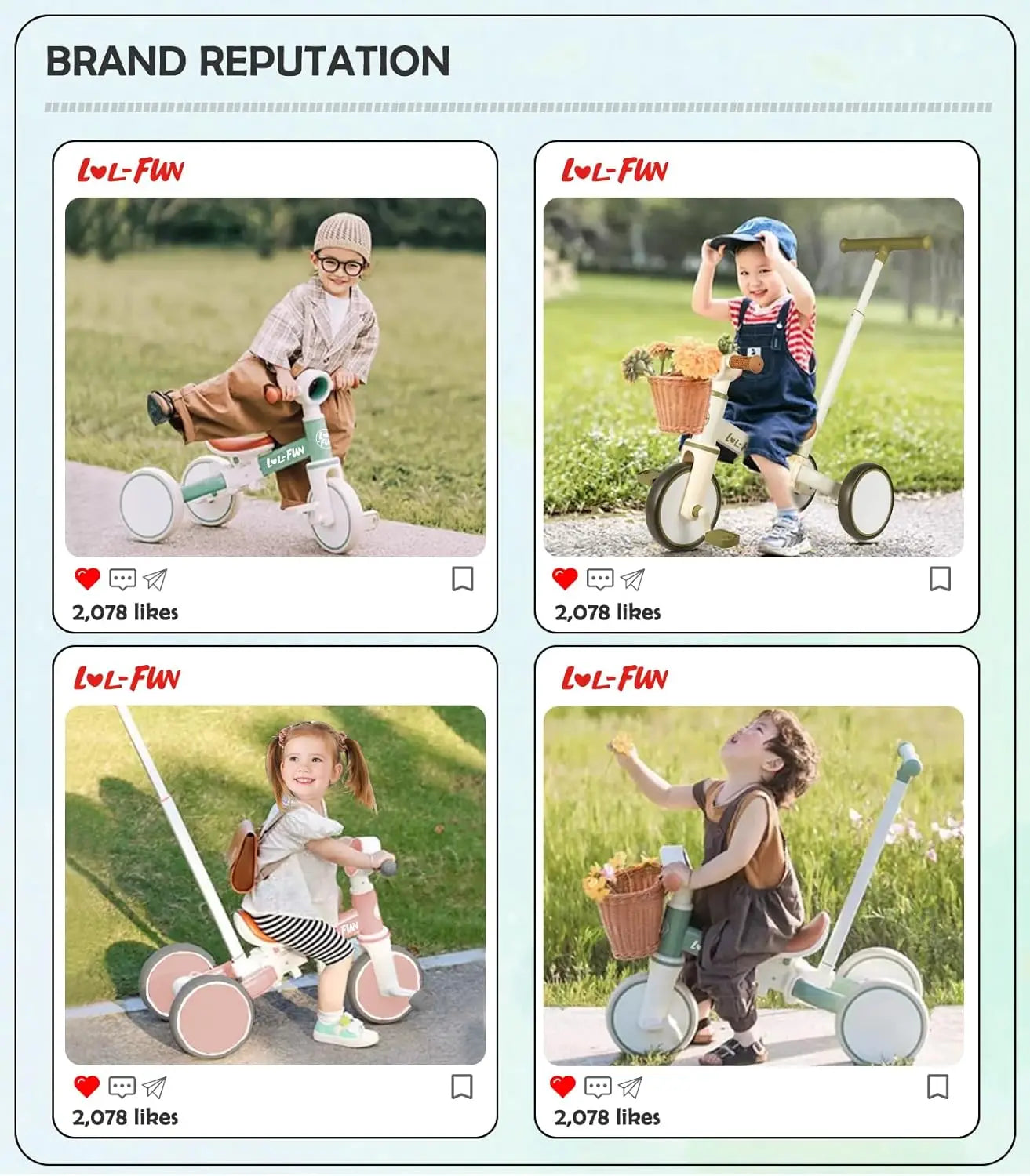 5-in-1 Toddler Tricycle | Versatile Balance Bike for Kids