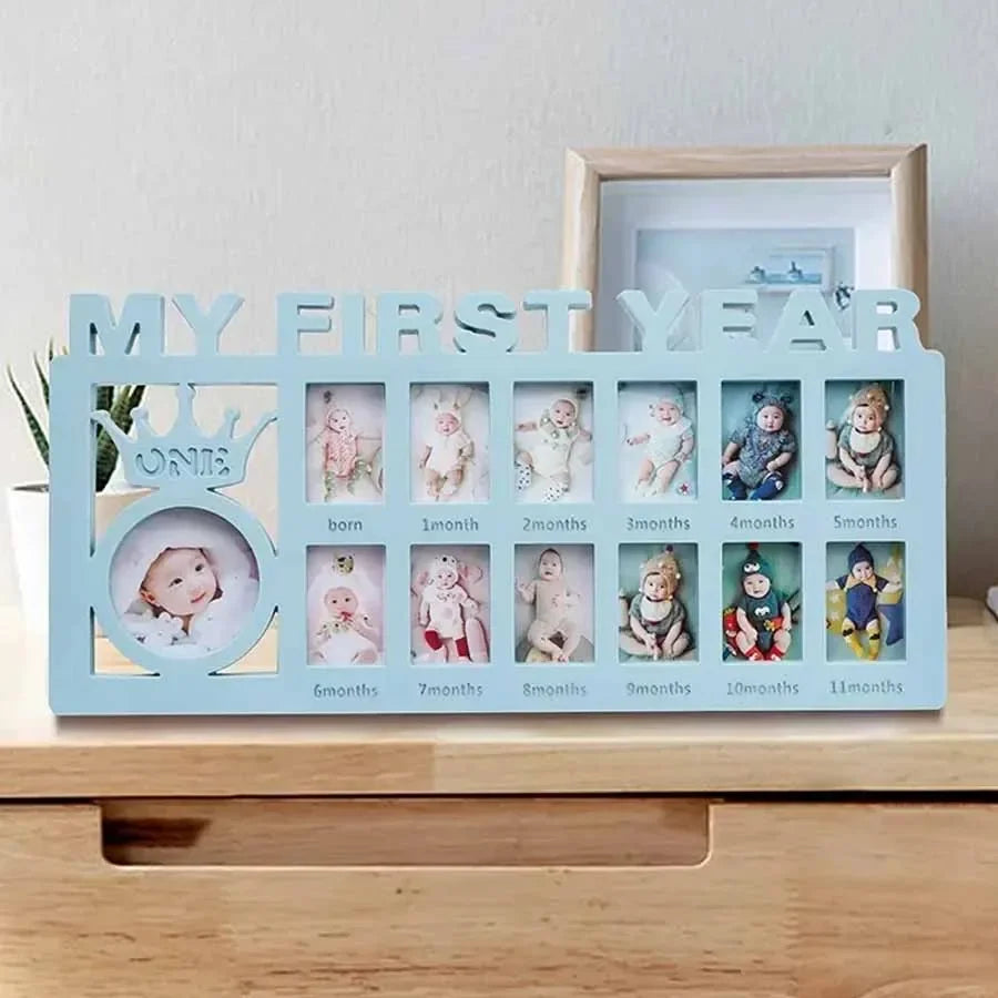 Newborn Baby Growth Photo Frame | My First Year Keepsake Gift