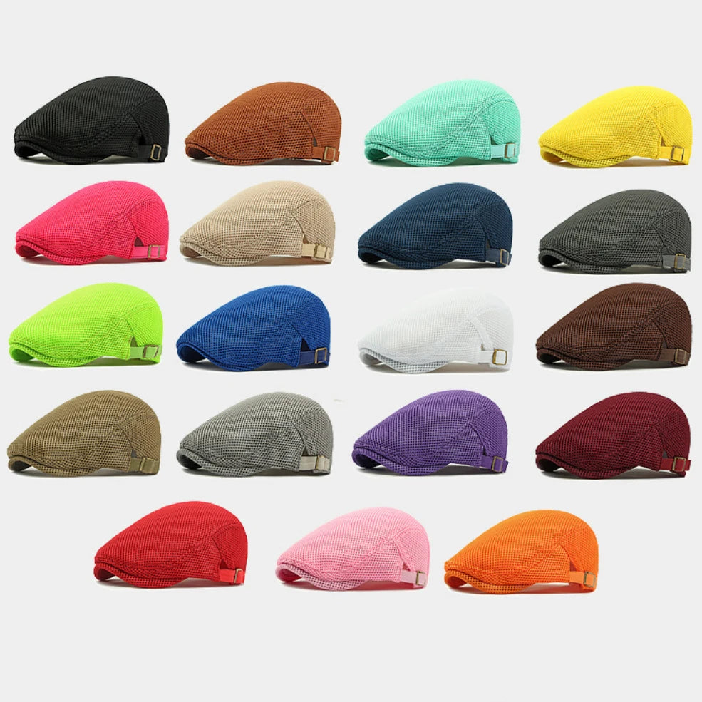 Stylish Unisex Beret Caps | Breathable Sun Hats for Summer
