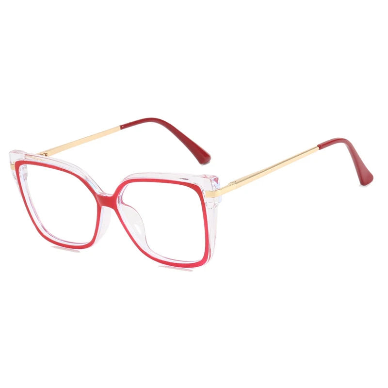 Stylish Retro Square Glasses Frame | Anti-Blue Light Protection