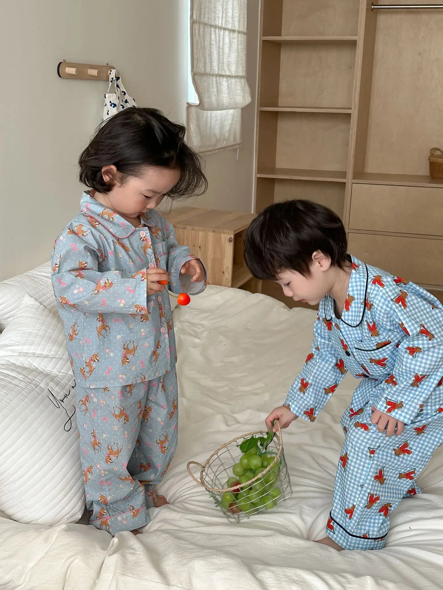 Spring Children's Cartoon Homewear Outfits | Cute Pajamas Set