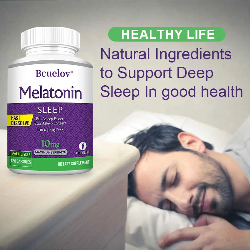 Melatonin 10 Mg Instant Capsules - Natural Sleep Aid