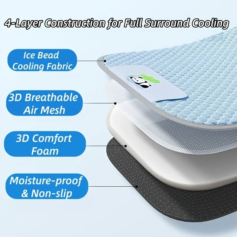 Dog Cooling Mat | Stay Cool with Cute Panda Design