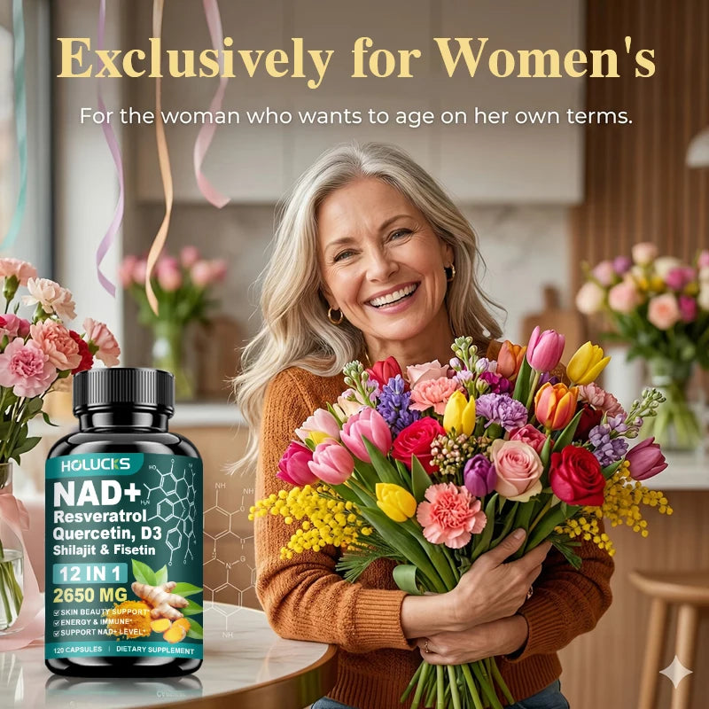 Daily NAD+ Supplement for Energy, Immune & Skin Health