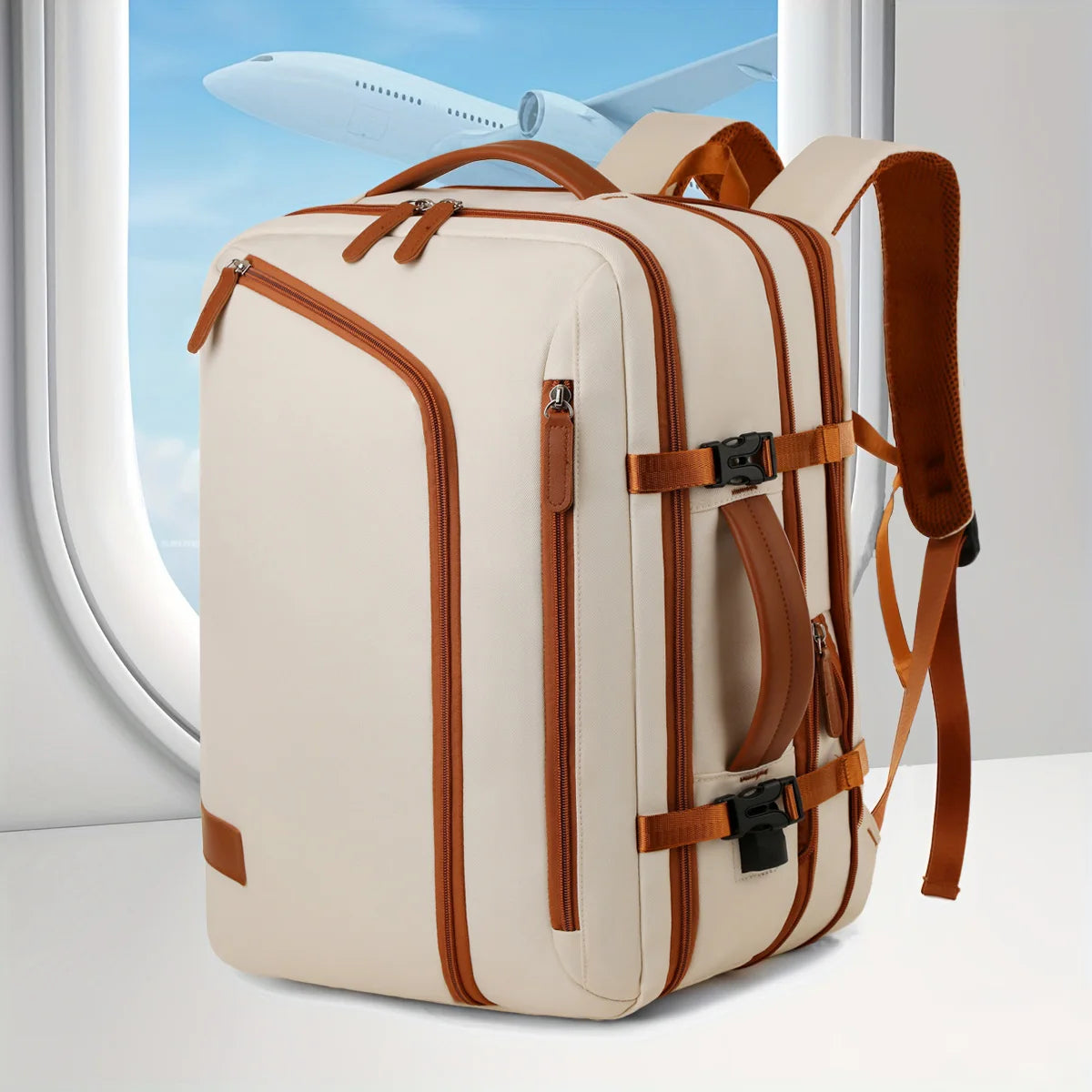 Unisex Simple Business Computer Backpack | Large Capacity Design