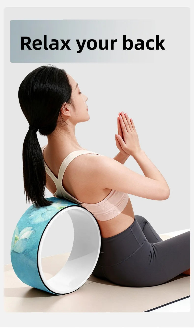 Rueda de Yoga Ecológica para Principiantes | Herramienta para Estirar la Espalda