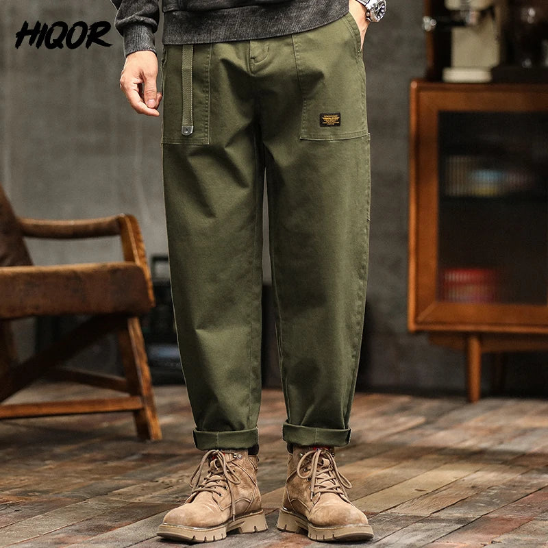 Men's Casual Cargo Pants | Comfortable Loose Fit Joggers